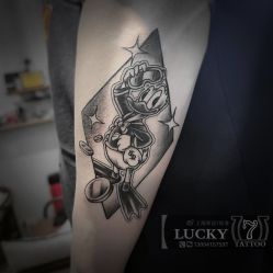 -幸运7纹身刺青Lucky7tattoo