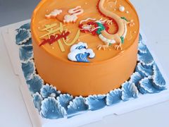 -咖咖熊蛋糕定制·英国蓝风车动物性淡奶油