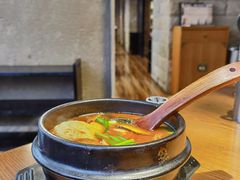 嫩豆腐辣汤-炎蔵牛舌烤肉
