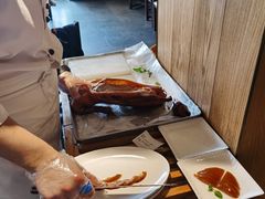 片鸭过程-四季民福烤鸭店(前门店)