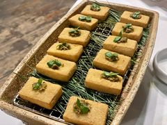 黄牛肝菌炭烤包浆豆腐-泓0871臻选云南菜·味庄