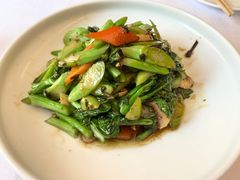橄榄油爆芥兰蘑菇-天和晟新京菜.水煮鱼.湘土菜(国展店)