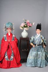 -后宫·古装汉服京剧儿童亲子全家福摄影