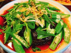 葱油秋葵-好口味小吃楼·东北菜(太原南街店)