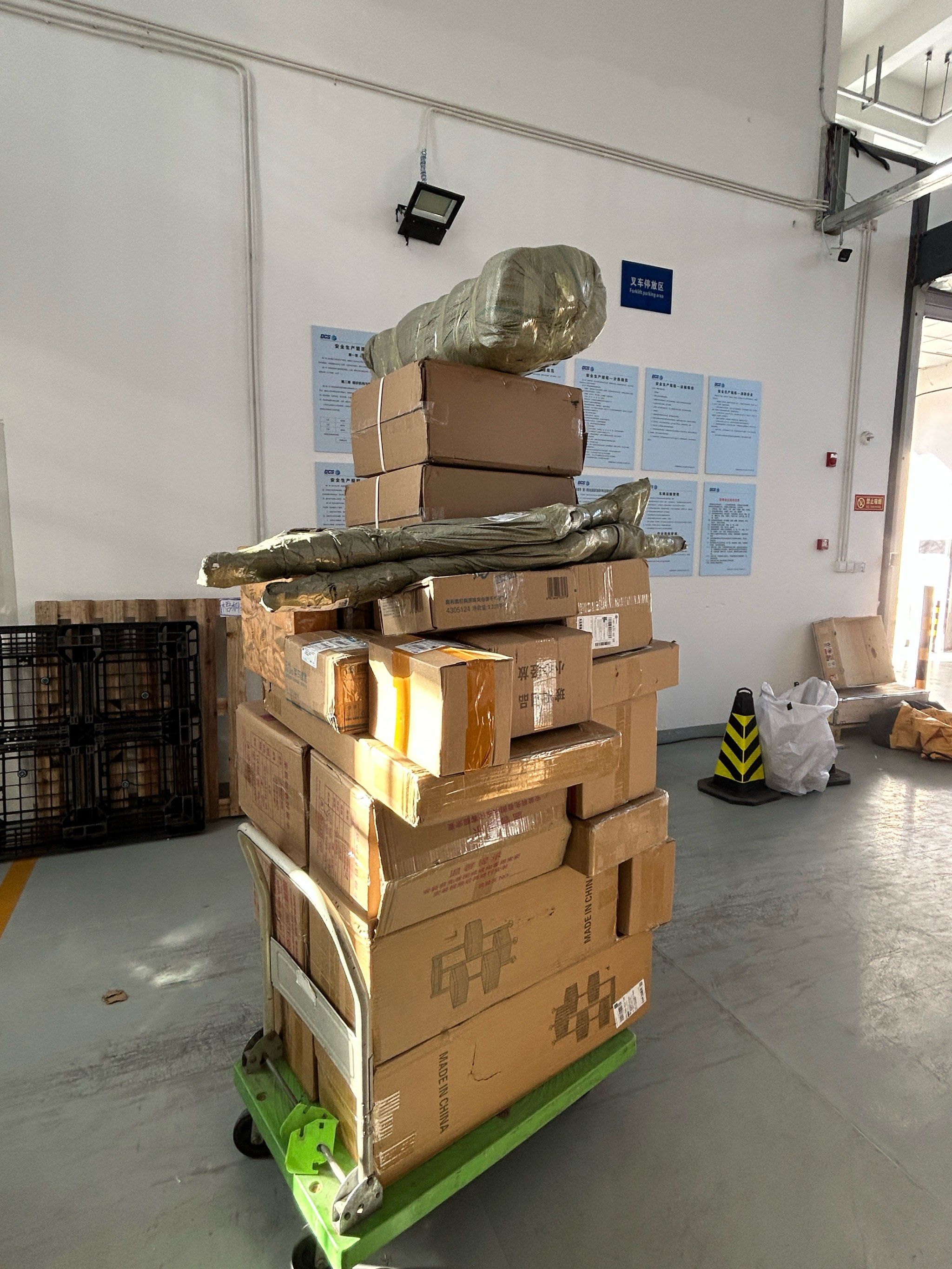 快递小哥的一天轻松了