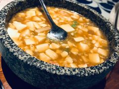 石锅鸡汤豆腐-绿茶餐厅(王府井永宁门店)