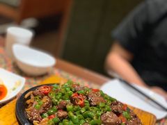 铁板米椒牛肉粒-城南往事·鲁菜济南菜(软件园美莲广场店)