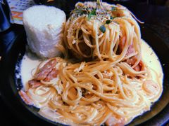 面包奶油意面-机器人火炉披萨