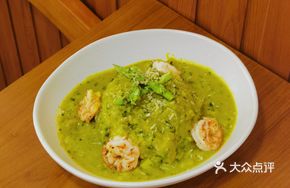 Golden Squash Shrimp Rice