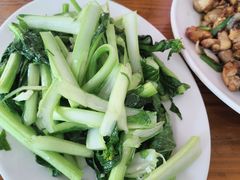 蒜头炒菜心-黄家菜园农庄