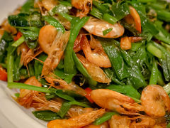 韭菜炒小河虾-烧肉馆(古北水镇景区店)