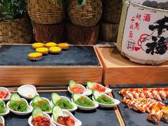 三文鱼寿司-大渔铁板烧(花园道店)