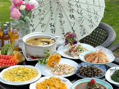 -七的湖·晚芳亭·阳澄湖农家菜·大闸蟹(莲花岛店)
