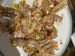 -东来菜馆•手抓海鲜家常菜•海鲜锅贴(鸽子窝店)