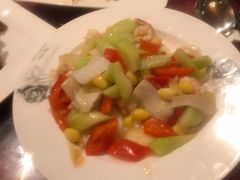 西芹凤尾虾-马勒别墅·中餐厅