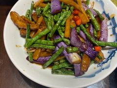 茄子烧豆角-小菜园新徽菜(北京大兴龙湖天街店)