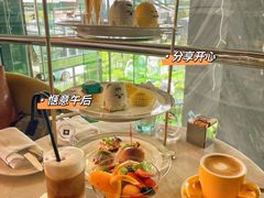 -深圳温德姆至尊酒店·大堂吧·户外花园
