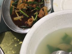 酱爆鱿鱼筒-红月湾海鲜饭店•沙滩海景(双月湾店)
