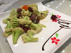 有机菜花炒鸡杂-金瑞轩大酒楼·顺德鱼生·粤菜海鲜(东江国际店)