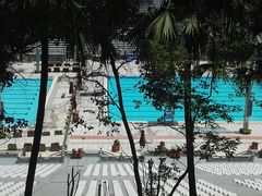 泳场鸟瞰-越秀山游泳场