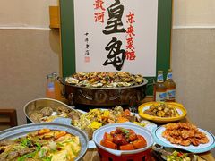 -东来菜馆•手抓海鲜家常菜•海鲜锅贴(鸽子窝店)