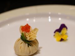 火腿茭白虾籽石榴球-杭州临平万丽酒店·万丽轩中餐厅