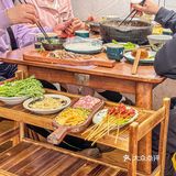 酸汤煮肉沫贡菜泡饭，很好吃[强]