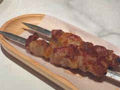 只用咸盐烤的羊肉串-丝路有约·烧烤·新疆菜(万宴城店)