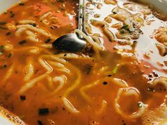 老寒菜鸡蛋鱼面-笑红饭庄