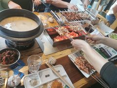 -河坝烧烤串城(金达莱店)