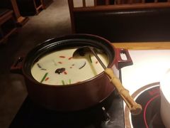 养生豆浆鱼钩鱼炖汤-老阿爸鲜鱼土菜(独墅湖店)