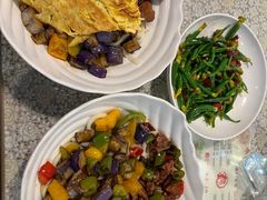 茄子肉丁小公鸡双拼拌面-文三里屯面馆(三里屯店)