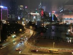 穿外夜景～-香港会议展览中心演讲厅