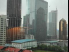 窗外景色-广州天河希尔顿酒店