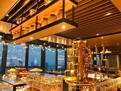 巧克力喷泉-深圳湾万丽酒店·燃自助餐厅·落日景观·高空湾景