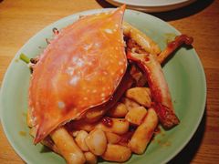 梭子蟹炒年糕-弄堂里(雨花客厅店)