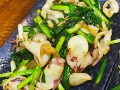 韭菜炒带籽笔管-老东镇啤酒屋海鲜加工·蒸汽海鲜·海鲜烧烤(台东店)