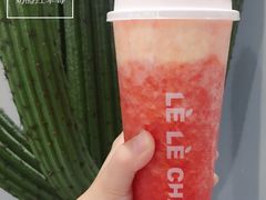 奶酪红草莓-LELECHA乐乐茶(上海五角场万达广场店)