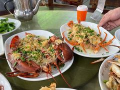 蒜蓉开边龙虾-四川小胡子海鲜(丁村万人海鲜广场店)