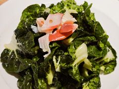 奶白菜炝北极贝-连鹭海鲜·海肠捞饭·海胆饭(星海店)