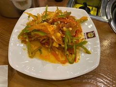 拌明太鱼-喇喇排骨火锅·传统韩式脊骨汤(望京西园总店)