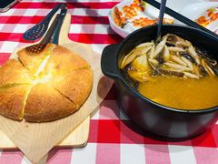 蘑菇汤莜面鱼鱼-西贝(无锡万象城店)