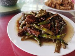 猪肉炖扁豆-南窖乡水峪村山情农家