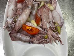 白灼鱿鱼-钱山海鲜大排档