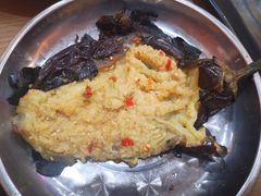 蒜泥茄子-宝记烧烤·碳锅羊肉·羊蝎子火锅·夜食社(文体路创始店)