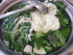 菊叶蛋汤-黑皮酸菜鱼(绣花巷店)