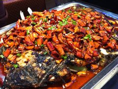 香辣烤鱼-江边城外烤全鱼(龙德广场店)