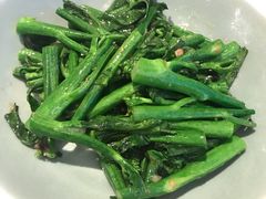 咸鱼姜汁炒芥兰苗-港丽餐厅(高德置地店)