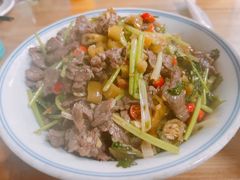 小炒黄牛肉-永州体苑血鸭店(第一分店)