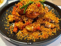 避风塘炒石岩蟹-79号渔船海鲜饭店(宝安店)